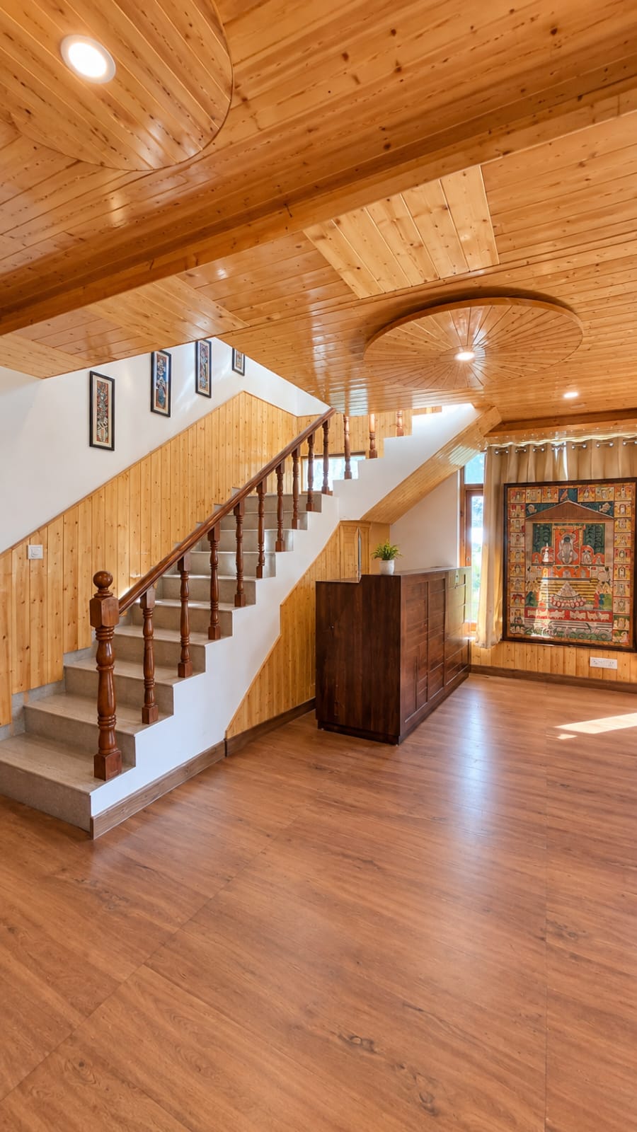 Villa timber interior